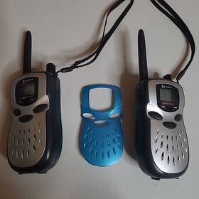 Frs225a Cobra 2 X Microtalk 2-way Radios Walkie Talkie Pair With Extra Faceplate