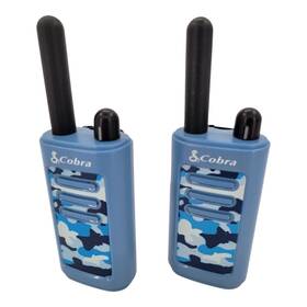 He150b6p Cobra Hero Series Walkie Talkie Pair Blue Camo 2-way