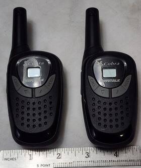 Pr155-2 Cobra 2 Pr155 Vp Two Way Radio Micro Talk Walkie Talkies 3 Mile Range