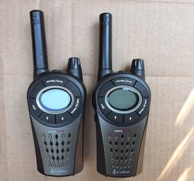 Pr3850wxc Cobra Microtalk 2 Walkie Talkie Radios With Charging Base 22 Channel