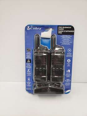 Px650 Cobra - Professional/business Walkie Talkies Rechargeable Pair