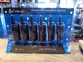 Px655-bch6 Cobra Px655bch6 6-pack Pro Business Radios With Charging Dock - Black