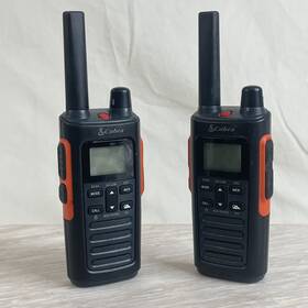 Rxx680 Cobra Walkie Talkie Two Way Radio Set Max Range Handheld Black Orange