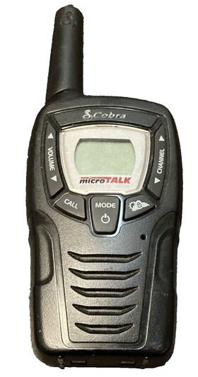 W607009377 Cobra Microtalk Walkie Talkie Single Handset Only Model
