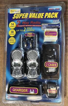 Svnd-14s Columbia Telecommunications Svbd-14s 2 Way Radio Pack Hands-free Radios As Is