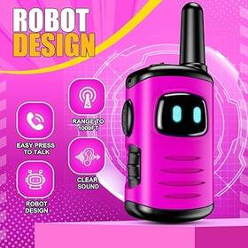 Dastion-99 654538598234 Dastion-99 Walkie Talkies Toys 3-6 Mini Walkies Talkie Kid - Pink