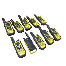 Dewalt Dxfrs800&dxfrs300 Ser Of 9 Ip67 1 Motorolawalkie Talkie Bundle 10 Handhelds Total