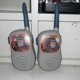Disney Pixar Ly-v200.ex/22m Buzz Lightyear Walkie Talkies Gray Blue