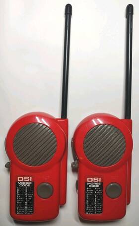 48141 Dsi Morse Code Walkie-talkies For Children Set Of Two