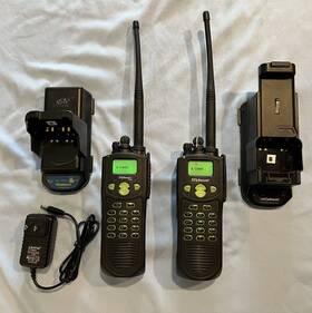 242-5117-880gs4 Ef Johnson 2 5100 Model Working 2-way Portable Radios See Notes