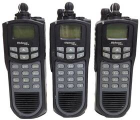 515l-es Ef Johnson Lot Of 3- 515l Es 18-key Full Keypad Radio Used Working
