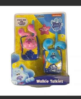 Ekids 092298950051 Blues Clues Walkie Talkie Nickelodeon Easy Push To Talk Button Brand New Sealed