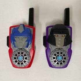 Tf-207 Ekids Transformers One Walkie Talkies Orion Pax And D-16 Uhf Radios 467 Mhz