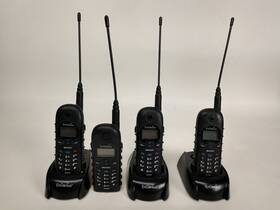 0304a0020002 Engenius Lot Of 4 Durafon 1x Long-range Cordless Phone Two Way Radio Handsets