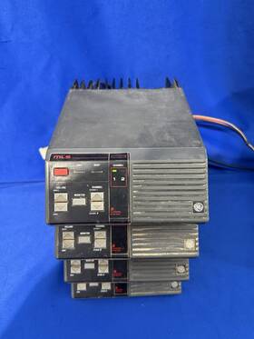 Axa9hh-mlsl161 Ericsson Ge Mls Two Way Radio No Mic Japan Lot Of 4 - All Power On Read