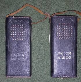 Talkie...fcb-9e...not Fanon - Masko Fcb-93 Lot Of 2 Vintage Walkie Tested