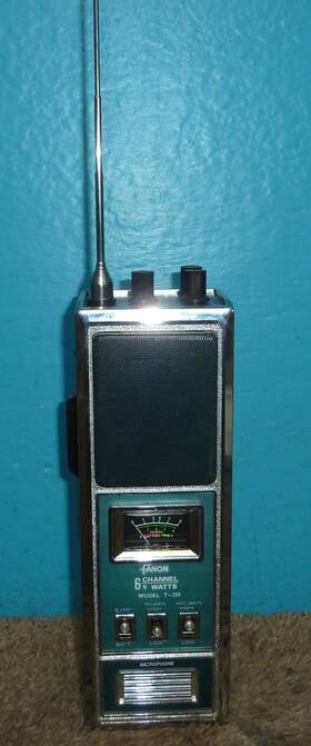T-355 Fanon Model 6 Channel 5 Watts Cb Radio Transceiver Walkie Talkie