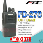 Fd-278 Fdc Uhf Commercial Radio 400-470mhz + Earpiece