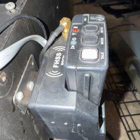 Fhs-95s Fhss Police Ptt Radio Complete Kit - Charger Cradle Battery Ppv Tested