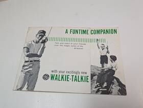 17ba5179 Ge Walkie-talkie Funtime Companion Vintage Radio Transceiver Communication