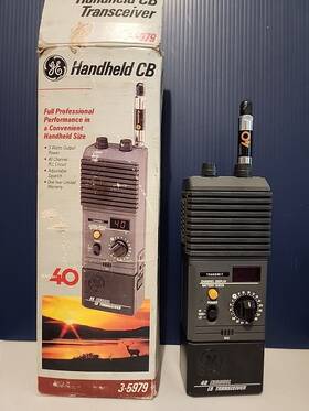3-5979 Ge 40 Channel Cb Transceiver Handheld Walkie Talkie Search