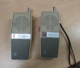 Y-711ob Ge Vintage 1968 Walkie Talkie Set Model