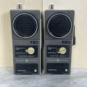 Y7215a Ge Vintage 1974 General Electric Walker Talkies Untested Set Of 2