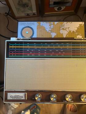 6713 Globemaster Radio Longines Symphonette Golden 5000 Am/fm Shortwave Works