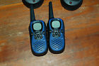 Gmr1058-2ck Gmr1058 Uniden Lot Of 2 Two Way Radio Walkie Talkies Chargers Blue Black