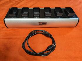 Rf-5855-ch006 Harris 6 Bay Li-ion Radio Charger For 12041-2100 Batteries