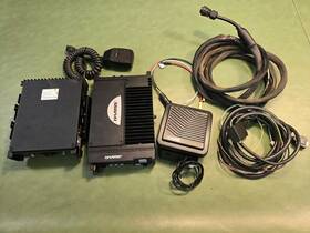 Xg-100lpa Harris Tri Band Mobile Radio. Xg-100m Speaker All Cables And Mic