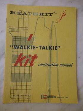 R-220 Heathkit Model Walkie Talkie Kit Construction Manual - Original