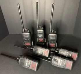 Bc-1000u Icom Bc-1000 Lot Of 7 Vhf 2-way Radio Transceiver Walkie Talkie W 3 Base Bc-213
