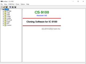 Ic-9100 Icom Cs-9100 V1.02 Radio Programming And Clone Software For
