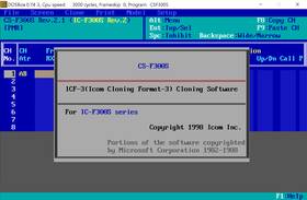 Ic-f310s Icom Cs-f300 V. 2.1 Programming Software Ms-dos / F320s F410s F420s
