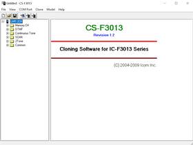 Ic-f4013 Icom Cs-f3013 Rev1.2 Adj Radio Programming And Clone Software Ic-f3013