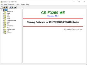 Ic-f3261dt Icom Cs-f3260me V.4.6.4 Radio Programming And Clone Software Ic-f3261dt/ Ic-f5061d