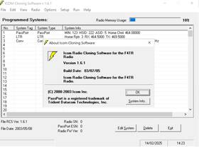 Ic-f4tr Icom Cs-f4tr V1.6.1 Radio Programming And Clone Software For Model