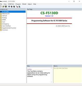 Ic-f6130d Icom Cs-f5130d V1.30 Radio Programming And Clone Software For Ic-f5130d