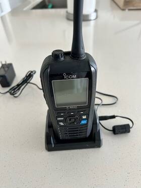 Icom M49d Ic-m94d Marine Portable Radio Float Ftn Flash
