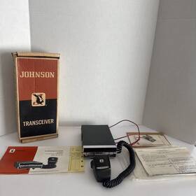 242-0125 Johnson 1970s Messenger 125 2-way Cb Mobile Radio Not Tested