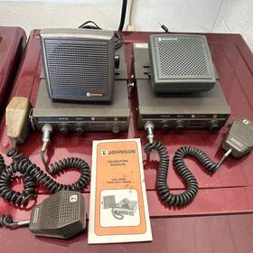 Sdl6000 Johnson E.f. Vintage Two Way Radio Bundle Vhf/uhf