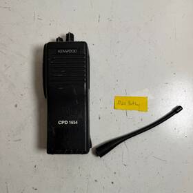 Kenwood 1654 Cpd Black 16 Channels Handheld Portable Two-way Radio Transceiver