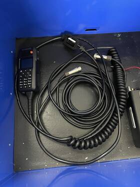 Kcm-21rm Kenwood Signal 9 Electronics Ham Radio Transceiver With Microphone And Cables