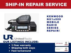 Kenwood Nx-1x00 Repair Service For Series Mobile Radios Uhf/vhf