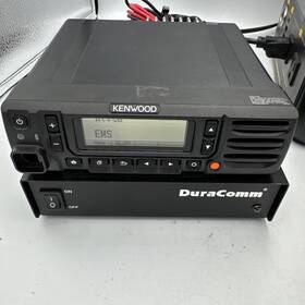 Nx-5700s-k Kenwood Fm Analog Mobile Radio And Duracomm Lpx-25 Power Supply
