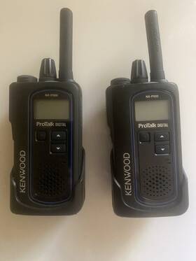 Nx-p500-k Kenwood 2 Pack Nx-p500b Protalk Uhf Two Way Radio Digital Transceiver