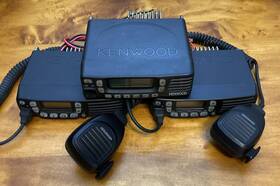 Tk-8160-e Kenwood Tk-7160-e Lot Of 3 Mobile Radios Tk-8360-e /