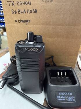 Kenwood Tk-d3404 Two-way Radio - Black