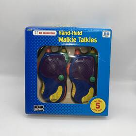 Kid Connection 786990990995 Hand-held Vintage Walkie Talkies Toys Ages 5 Children Colorful
